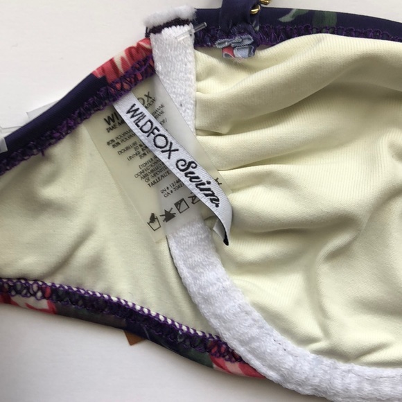 NWT Wildfox Floral underwire swim top - Picture 7 of 8
